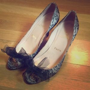 Christian Louboutin Peep Toe Pumps